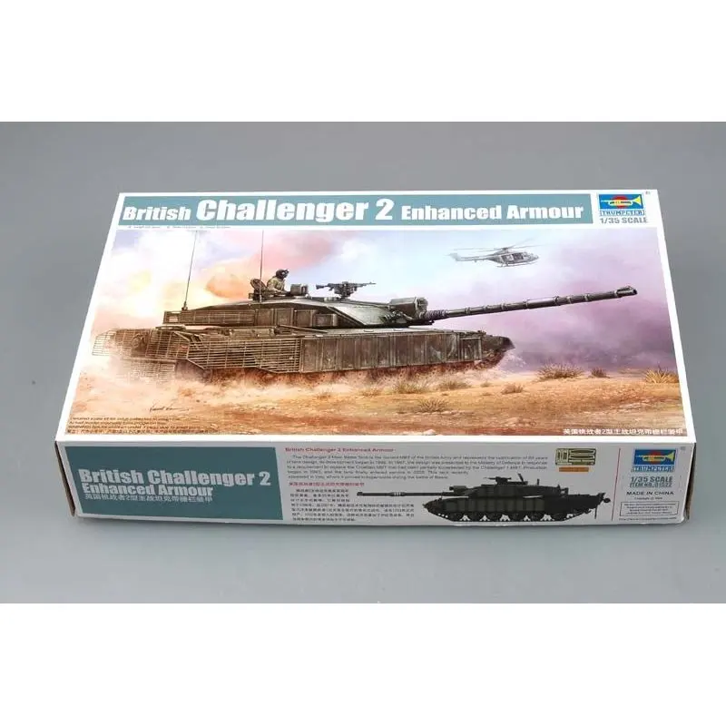 Trumpeter 01522 1/35 Британский Challenger 2 Улучшенная Броня-масштабная модель комплект |