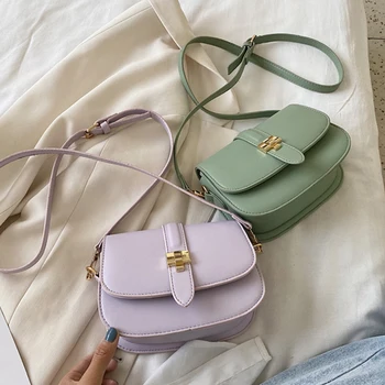 

Summer Saddle Bag for Women 2020 Retro Trend Shoulder Bag PU Leather Crossbody Bag New Fashion Designer Handbags and Purses