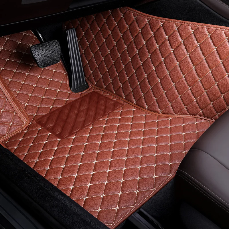 Custom Car floor Mats For Subaru XV BRZ Forester Outback Impreza Legacy left steering wheel Auto Double foot mats | Автомобили и