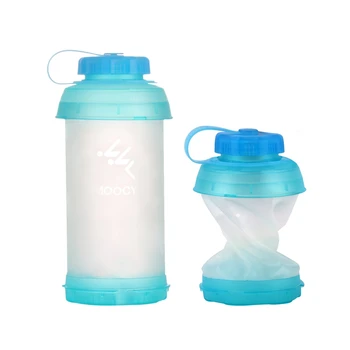 

750Ml Collapsible Water Bottle Reusable Folding Lightweight for Camping Backpacking Climbing Bottles