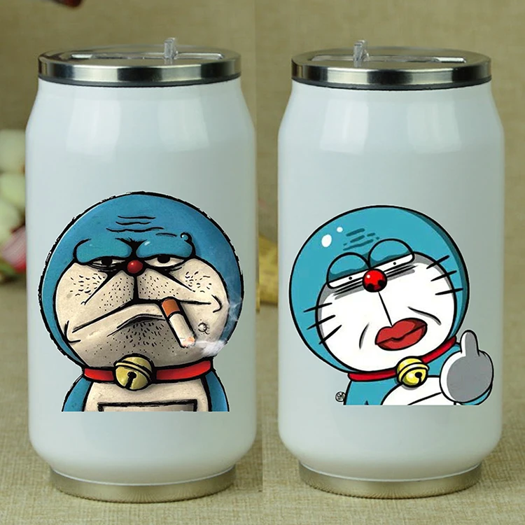 OUSSIRRO креативный Дораэмон из нержавеющей стали Totoro ТЕРМОС Портативный унисекс