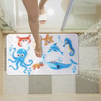 

Alfombrilla PVC Square Children’s Bath Mat Non-slip Shower Durable and Comfortable with Unique and Colorful Design