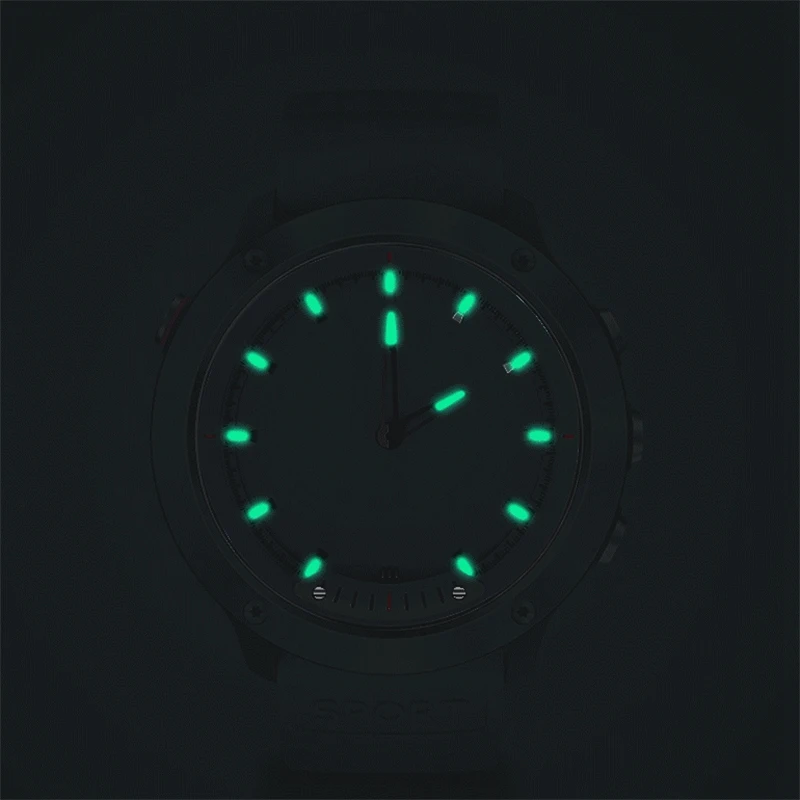 

M5 Smart Watch Transparent Screen Smart Band Ip68 Waterproof Heart Rate Monitor Hybrid Smart Wristband(Black)