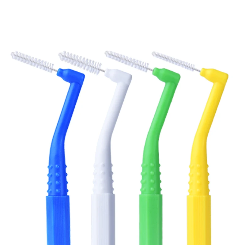 Y-Kelin 10pcs 0.6-1.0 mm Adults Interdental Brush Clean Between Teeth Floss Toothpick Oral Care Tool Dental   Orthodontic