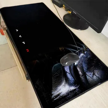 

90X40CM Predator Natural Rubber Gamer Mice Mouse mat Anime Cartoon Print Large Lock edge Game Gaming Mouse Pad muismat