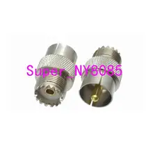 1pce скрытая петля Slide-on штекер адаптера UHF штекер PL259 для SO239 кабель с разъемом jack пуш-ап-on QUICK