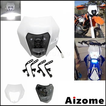 

Motorcycle LED Headlight Assembly Enduro HeadLight Fairing For KTM EXC SX XC HUSQVARNA FC E X TC E Dirt Bike Supermoto Headlamp