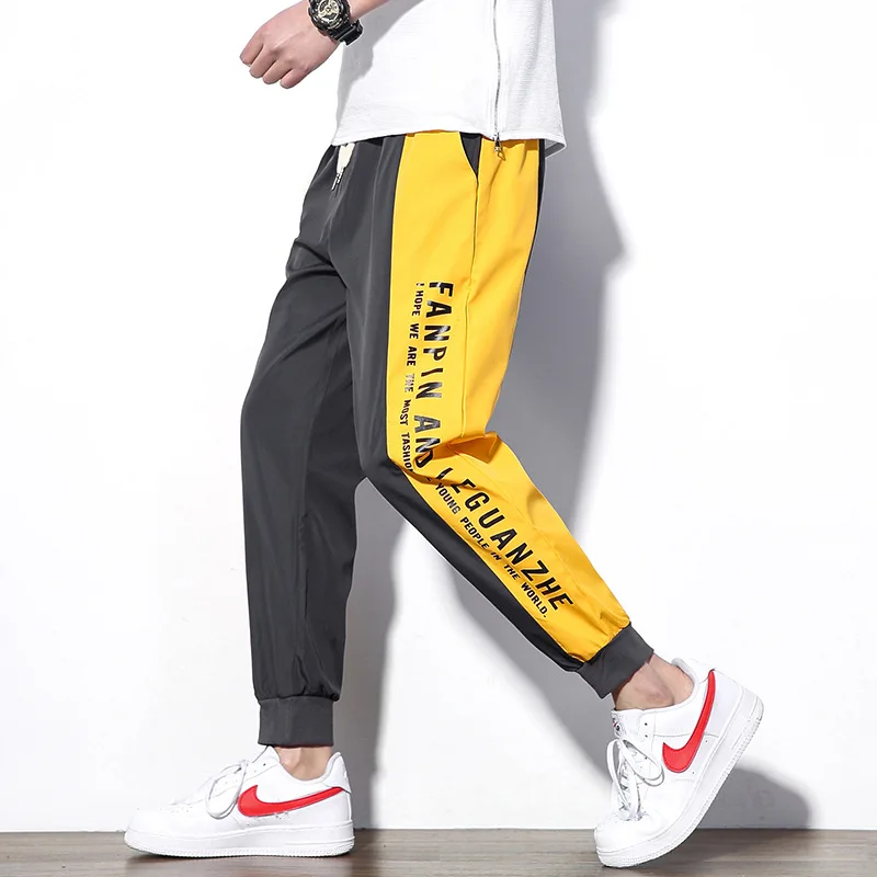 

2020 Spring Main Push Japanese-style White Walls Thin Workwear Mixed Colors Printing Ninth Pants M-5x Hk12