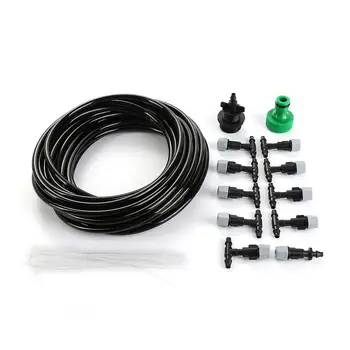 

Misting Nozzle Watering Misting Spray Cooling System Nozzle Outdoor Garden Greenhouse park Plants Spray Hose Watering For Garden