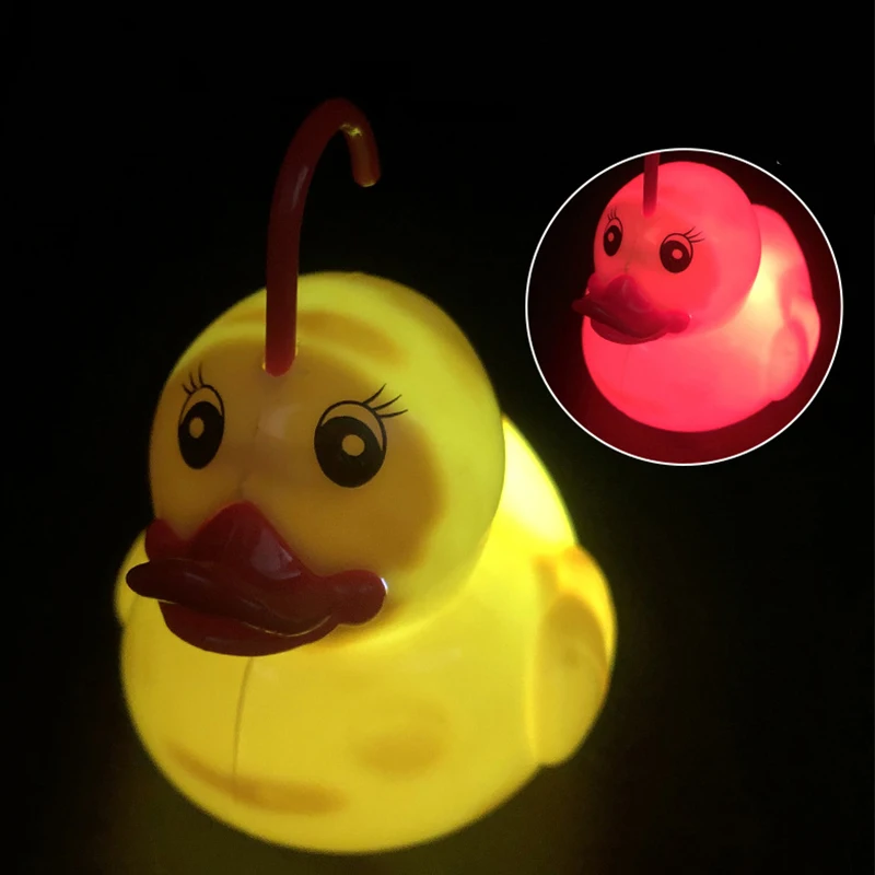 2022 Child Induction Duck Fishing Toy Fishing Duck Fishing Platform Glow On  The Water Game Toys For Kids Gift