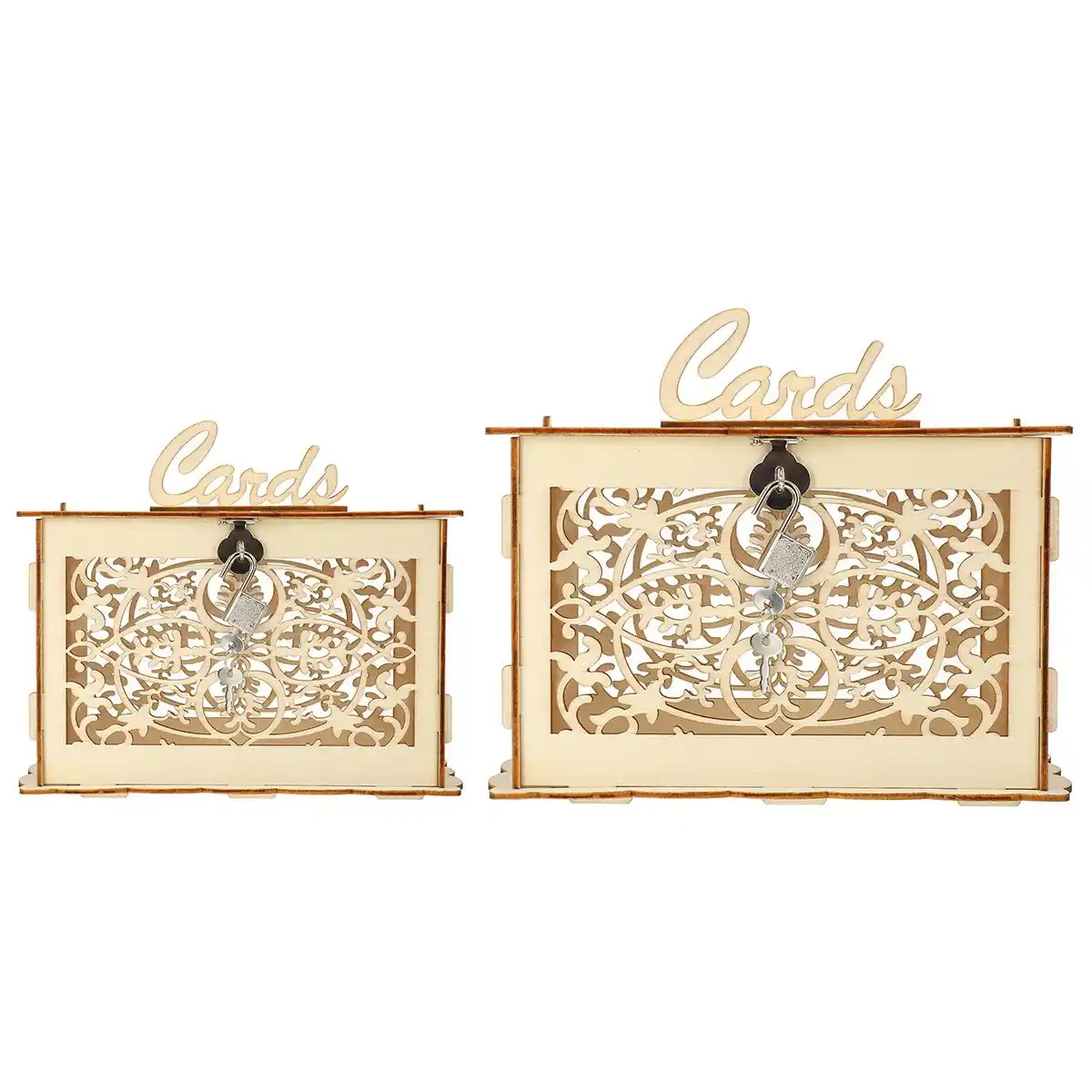 Rustic Wedding Card Box Diy Wedding Gift Card Holder Wooden Money