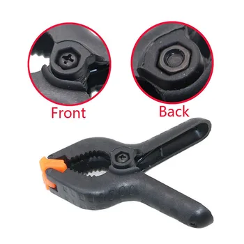 Kaufen 10 Stücke Holzbearbeitung Frühling Clip Kunststoff DIY Werkzeuge 2 Zoll Clamp Durable Für Foto Studio OCT998