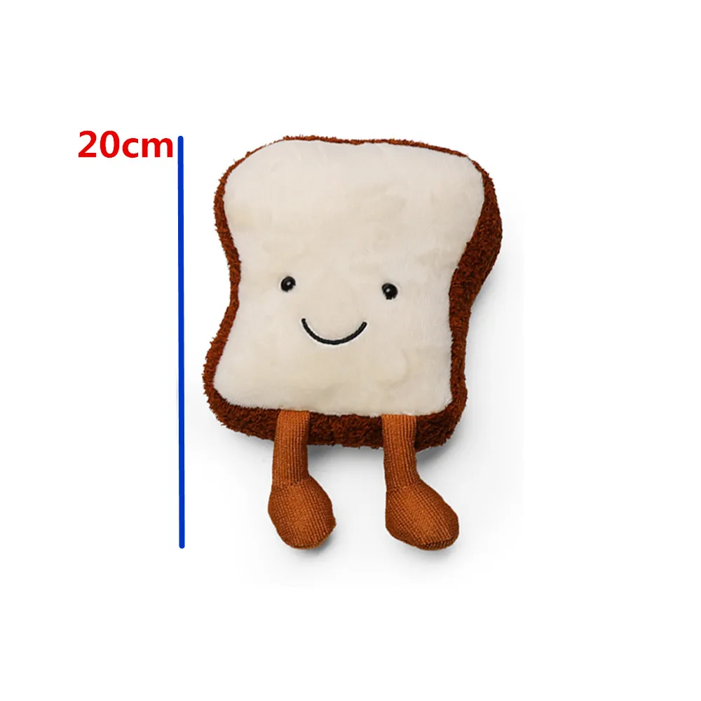 20cm 1 шт., плюшевая кукла, милый тост, хлеб, плюшевая мягкая кукла, подушка, подушка для дивана, кровати, декор для подарка на день рождения, домашние, вечерние, плюшевые игрушки - Цвет: 20cm