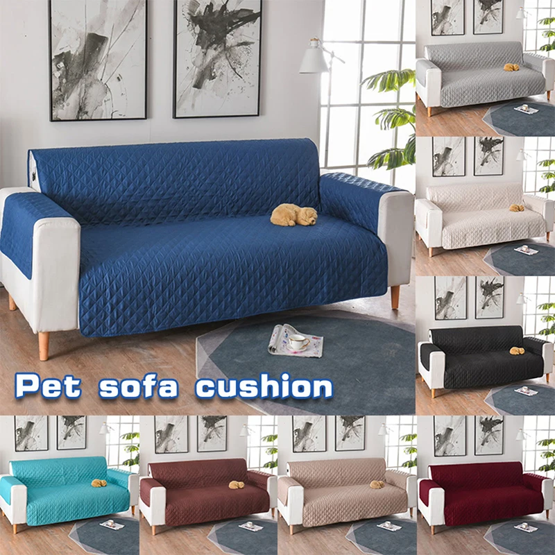 Sofa Couch Cover Chair Throw Pet Dog Kids Mat Furniture Protector Reversible Removable Armrest Slipcovers | Дом и сад
