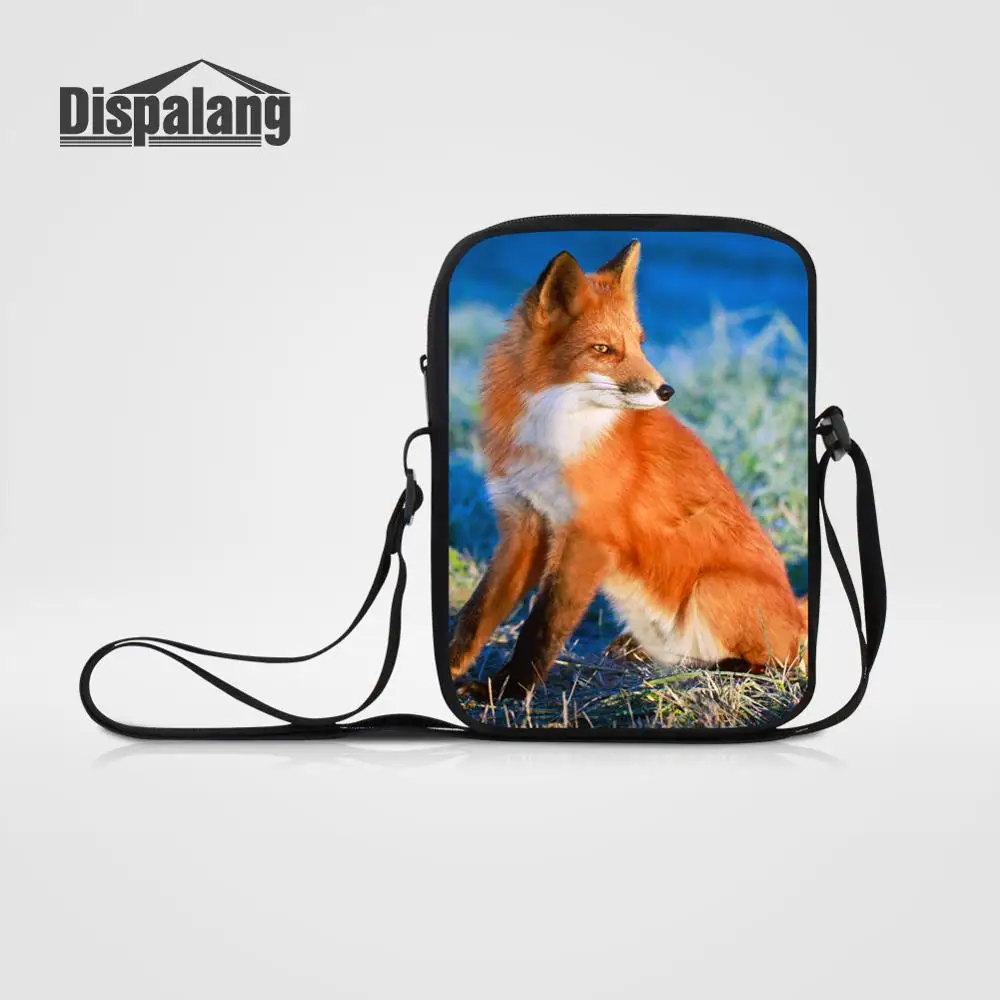 Bag07 Брендовые сумки, сумки для мальчиков-подростков, крутые животные, единорог, лошадь, лиса, волк, Мужская мини сумка-мессенджер, мужские сумки через плечо, школьные сумки - Цвет: Bag07