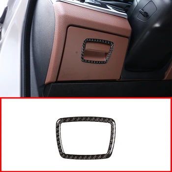 

(Soft) Real Carbon Fibe Car First Officer Storage Box Switch Sticker for BMW 5 Series F10 F18 2011-2017 Car Accessories