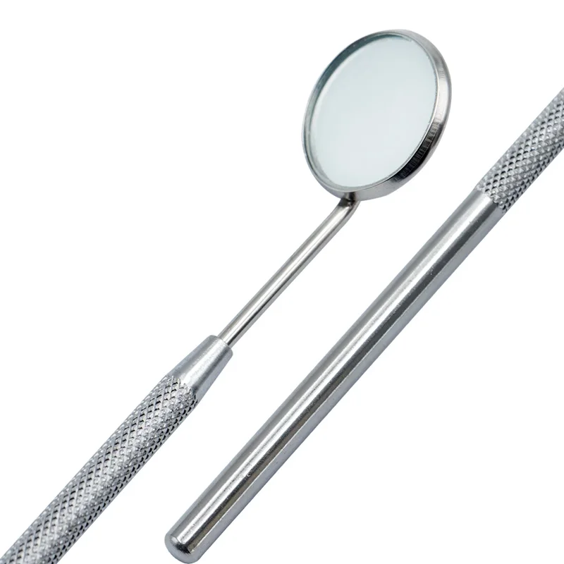 

2pcs Stainless Steel Dental Mouth Mirror Multifunction Checking High-Definition Teeth Whitening Clean Oral Dental Lab Tools