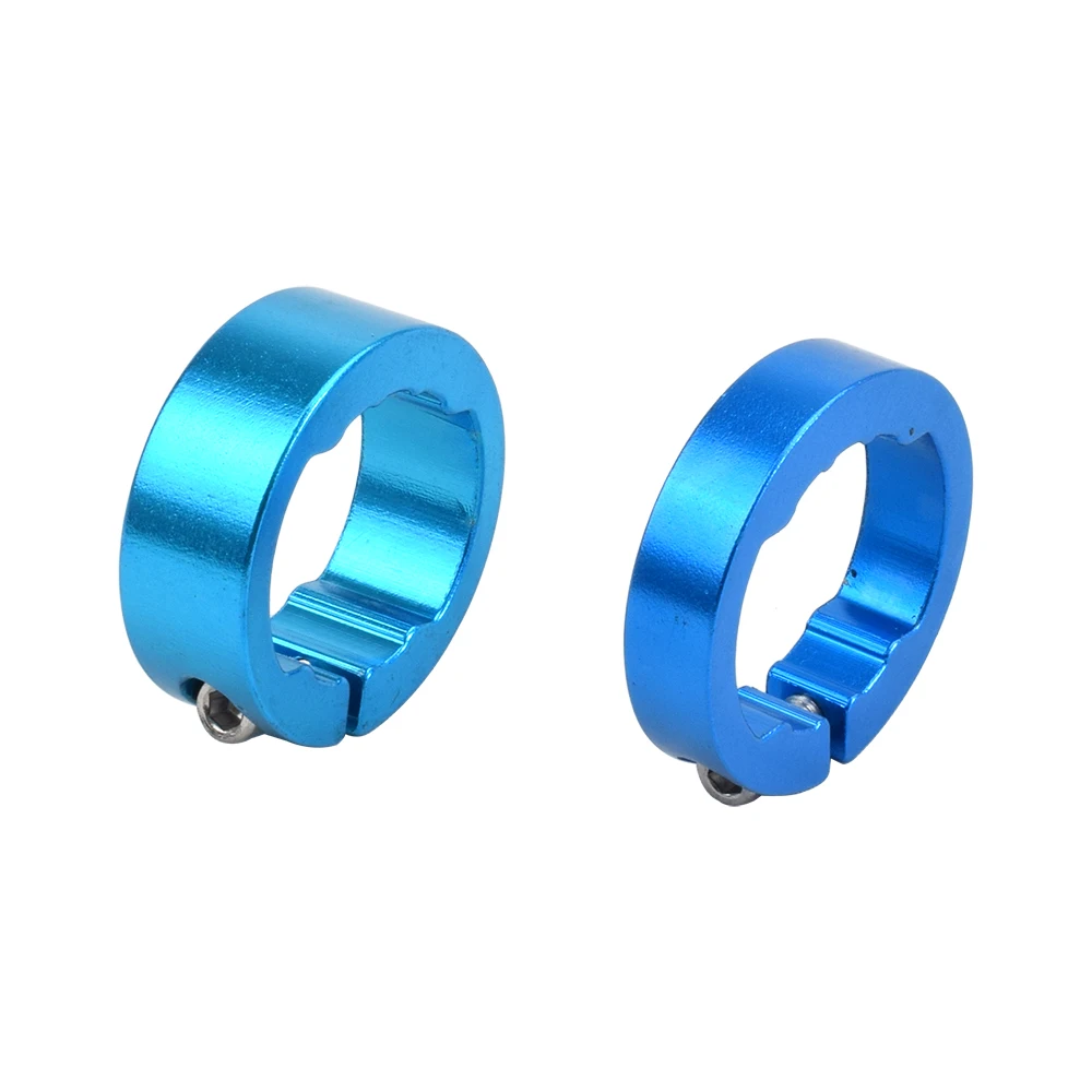Bicycle Handlebar Grips Bicycle Accessories Bike Handlebar Grips Bike Handle Grips Alloy Bicycle Grip Locking Rings 1 Pair 8mm 12mm MTB Road Bike Handlebar Grip End Rings 22.2mm Mountain Bicycle Bar Grips Ends