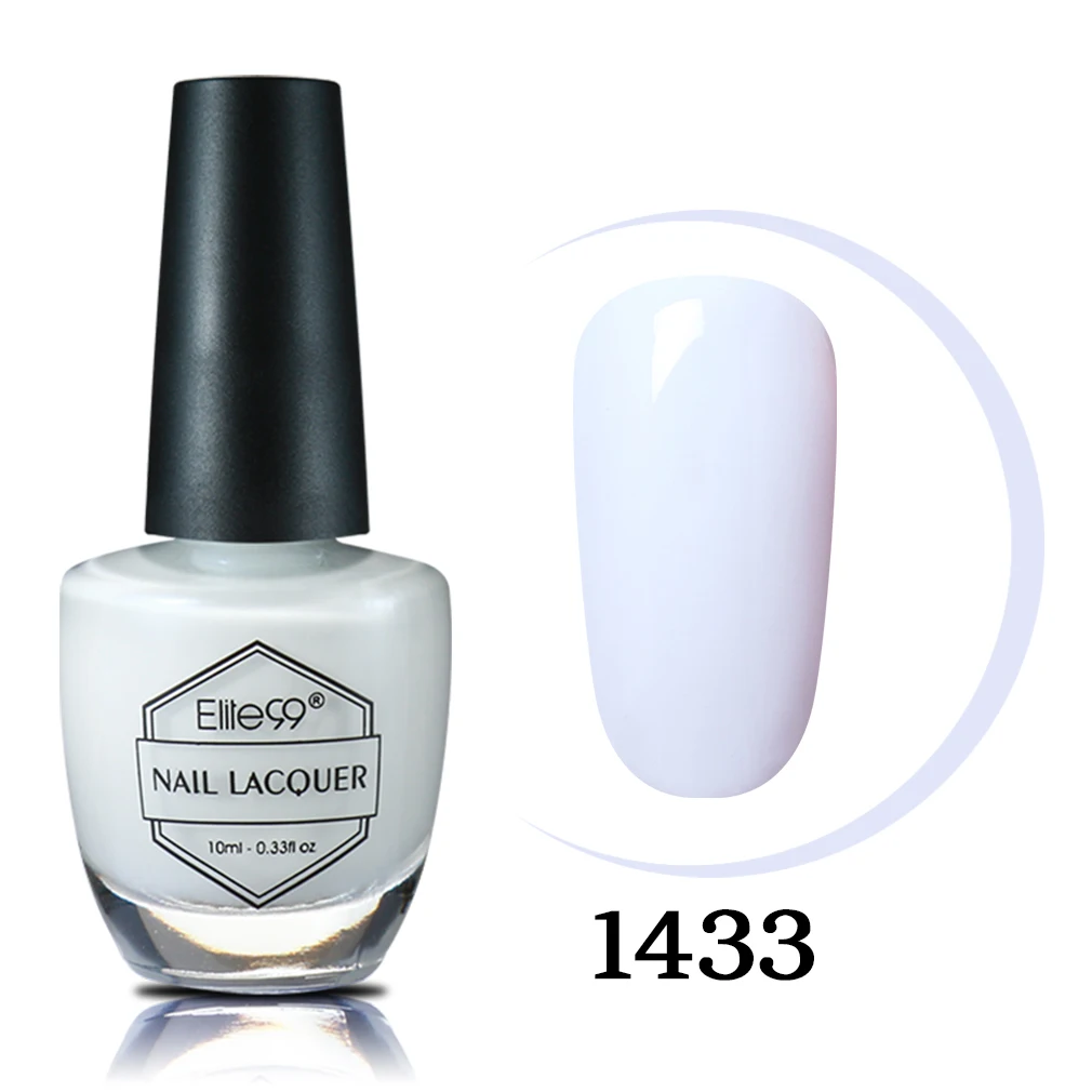 Elite99 10 мл Лак для ногтей лак для ногтей Гель-лак Vernis Nail Art долговечный впитывающий светодиодный аппарат великолепный маникюр гибридные Лаки - Цвет: 1433