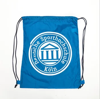 

2020 Fashion Customized Logo Marathon Advertising backpack Polyester Drawstring Bag Anniversary Gift Storage Bag Kids backpack