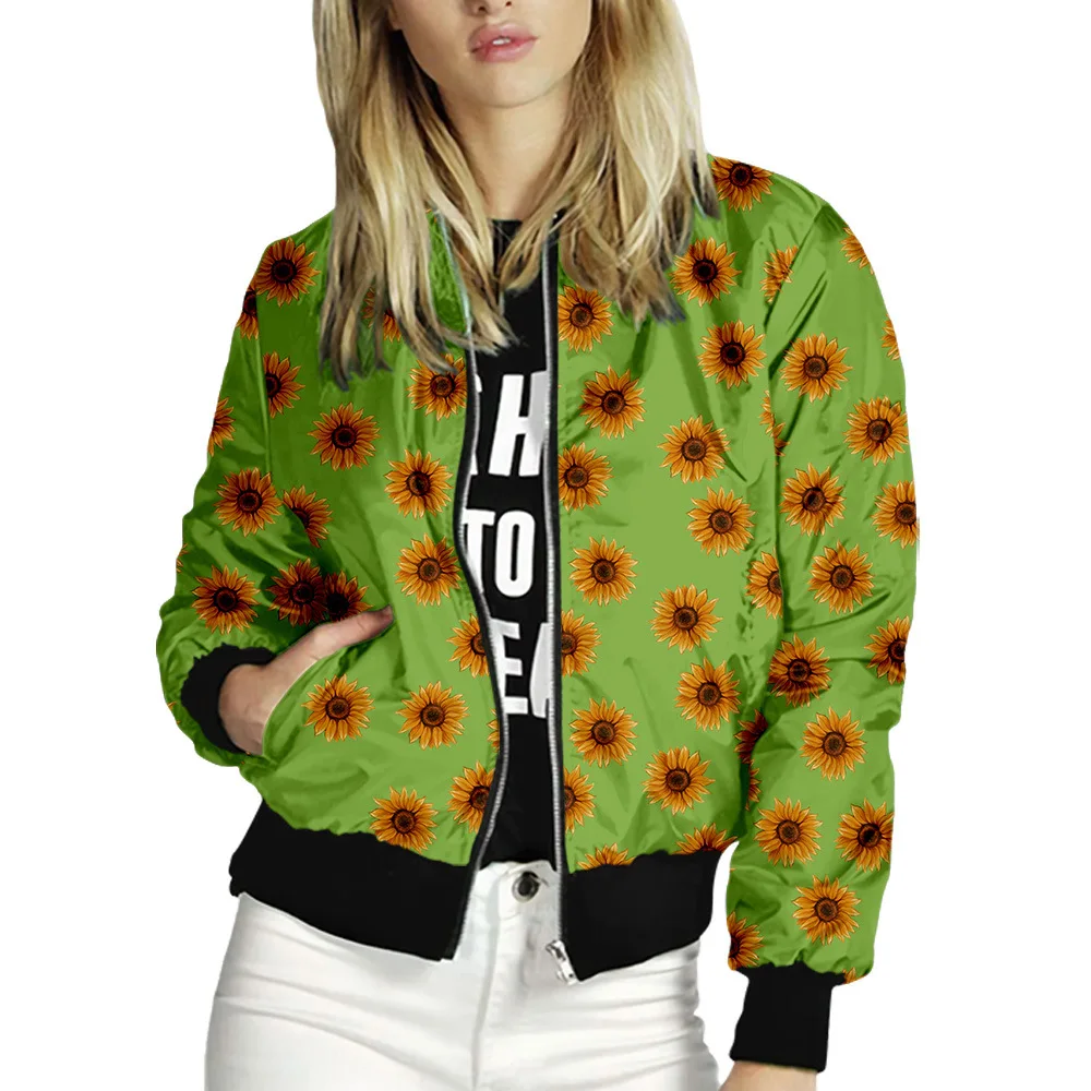 Floral Bomber Jacket Image 5
