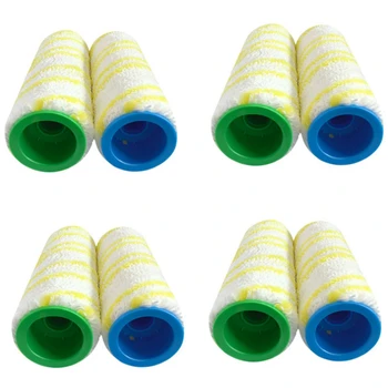 

Cleaner Roller Brush Main Brush for KARCHER FC3D FC5 Cordless Vacuum Hard Floor Er Cleaner Rolling Brushes, 8PCS