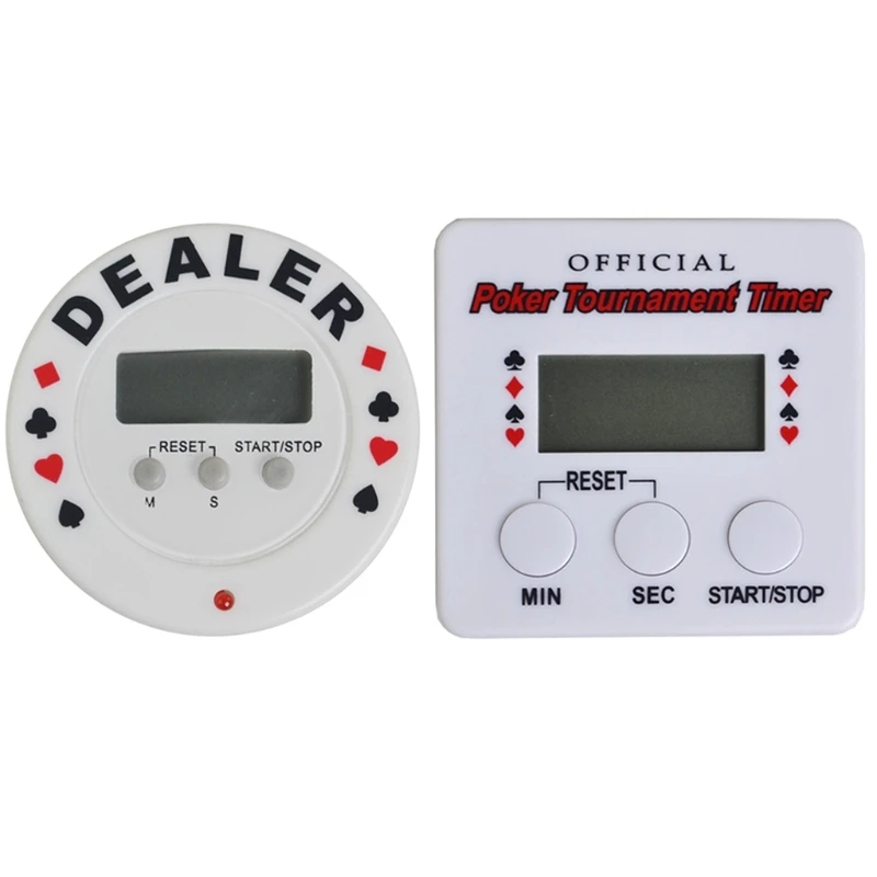 Casino Poker Tournament Timer Digital Dealer Timer Black Jack Plastic Poker Chips Game Accessories Poker Chips Aliexpress