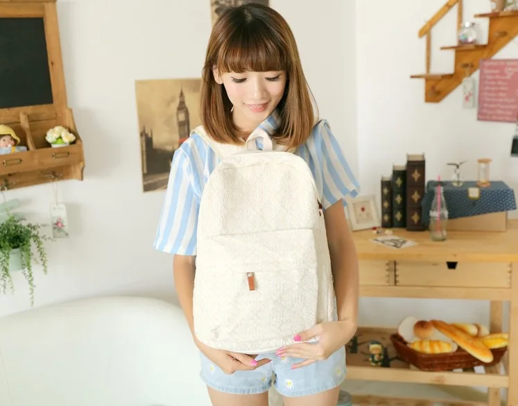 

2015 Korean-style Backpack Japanese Korean Lace Small Fresh Xinfeng Backpack Women's Trendy Bag School Bag Canvas Bag