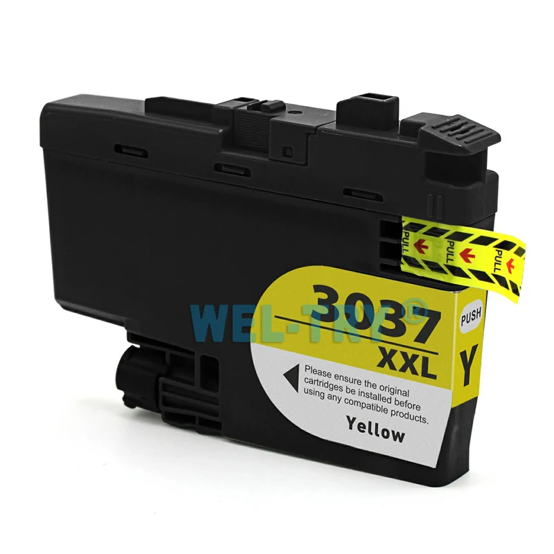 LC3037 XXL чернильный картридж для принтера brother MFC-J5845DW MFC-J5945DW MFC-6545DW MFC-J6945DW, полный набор чернил с чипами, LC3037 чернила с пигментом