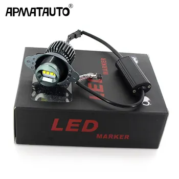 

1Pair x Error Free 40w LED Angel Eyes Marker Lights Bulbs CANbus White Red Blue for BMW E90 3 Series 318i 2009-2011