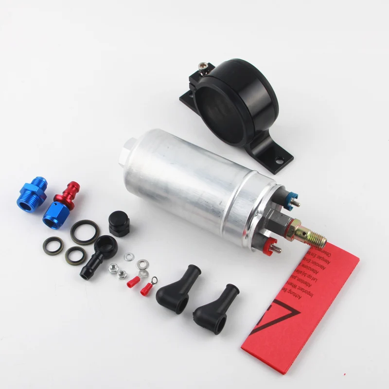 Высокое качество внешний топливный насос 044 OEM: 0580 254 044 Poulor 300lph AN6 нажимной фитинг один кронштейн насоса I