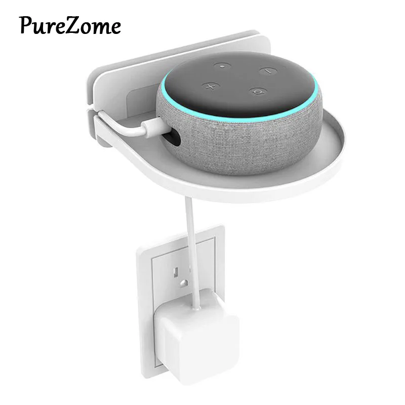 Портативный стенд Органайзер настенная полка кронштейн для Amazon Echo Dot 3 2 Динамик для Google Home Mini/Google Wifi смарт-телефонов безопасности C