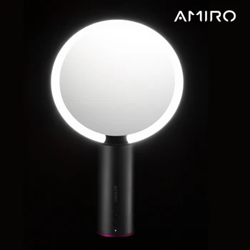

AMIRO 8 Inch Lighted Makeup Mirror LED Sunlight Smart LED Make up Mirror Sensor Adjustable Brightness Countertop Vanity Mirror