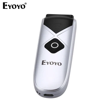 

Eyoyo EY-015C CCD Mini Bluetooth Barcode Scanner USB Wired&2.4G Wireless 1D Scan Bar code for iPad iPhone Android Tablets PC