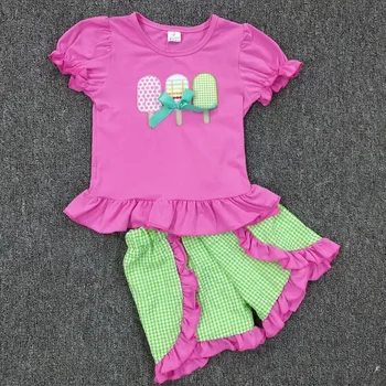 

Baby Girl Summer Girl Outfi Short Sleeves t Baby T-shirt Shorts Casual Clothes Girls Clothing Girl Summer Clothes