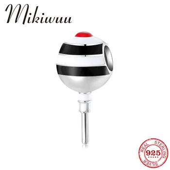 

Authentic 100% 925 Sterling Silver Enamel Magic joy candy Charm Pendant fit Original Mikiwuu Beads Bracelet Fine Jewelry