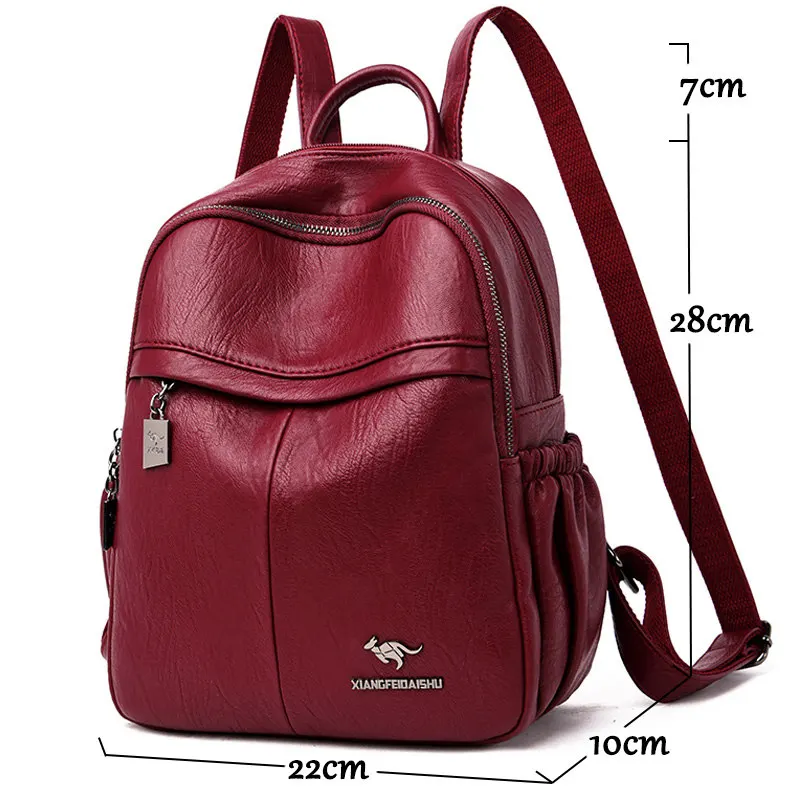 Женский рюкзак для девочек Mochila Feminina Повседневный женский кожаный рюкзак женская сумка на плечо Sac A Dos Femme дорожная сумка