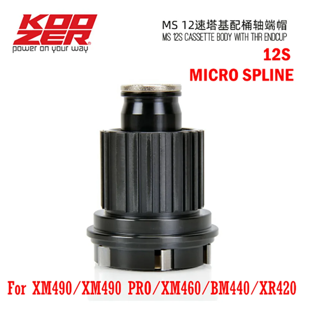 Koozer Micro Spline 12S freewheel XM490 BM440 PRO MTB велосипедные концентраторы преобразователи