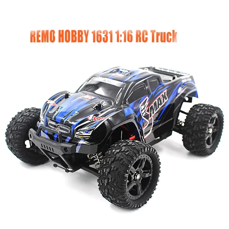 REMO 1631 1/16 2 4G 4WD матовый 4x4 двухмоторный грузовик SMAX RC автомобиль с дистанционным