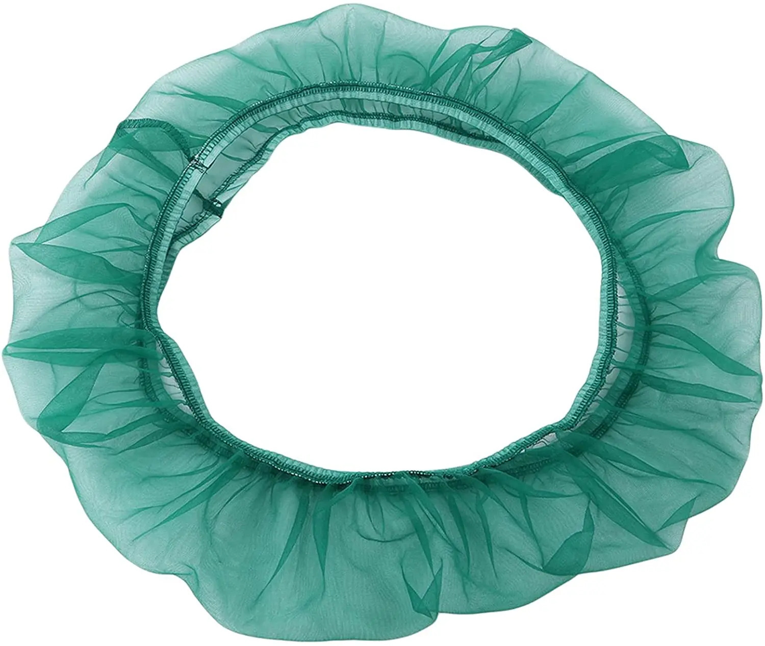 Airy Gauze Bird Cage Mesh Net Cover Seed Catcher Universal Dust-Proof Birdcage Accessories,Green (M)