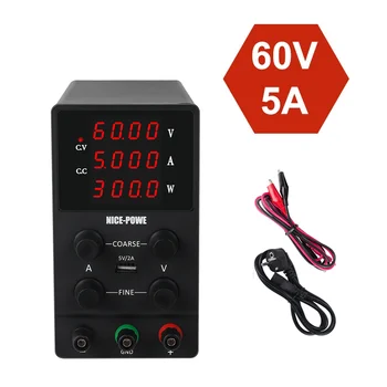

Adjustable Bench Voltage Regulated Switching Lab Power Supply laboratory Power Feeding With Power Display 30v 10a 60v 5a