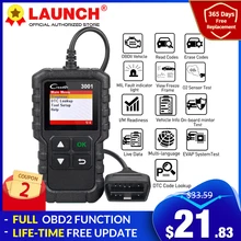 Lançamento x431 cr3001 obd2 leitor de código do carro suporte completo obdii/eobd lançamento creader 3001 cr3001 auto obd 2 scanner pk ad310 elm327