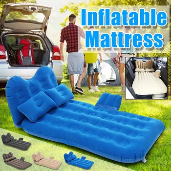 

Car Air Inflatable Travel Mattress Bed for Car Back Seat Mattress Multifunctional Sofa Pillow Outdoor Camping Mat Cushion