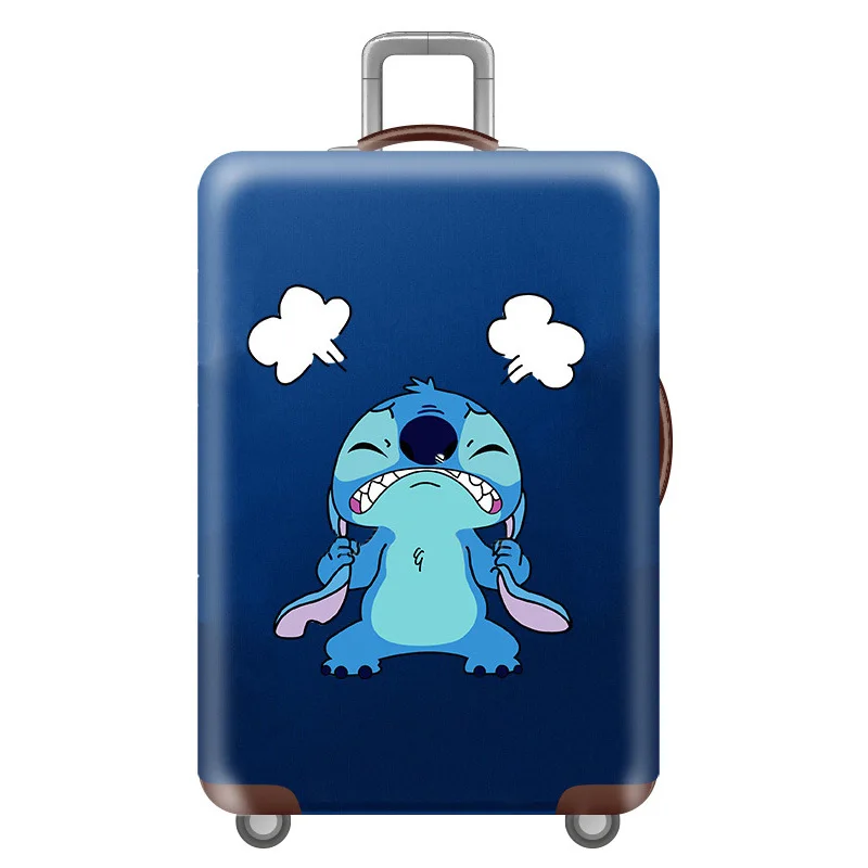 Плотный Чехол для багажа, эластичные Защитные чехлы для багажа, подходит для чемодана 18-32 дюймов, аксессуары для путешествий - Цвет: C    Luggage cover