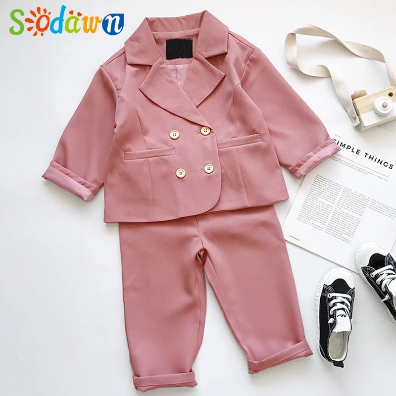 

Sodawn Kids Clothes Sets Spring Toddler Girls Clothes Baby Girl Outfit Long Sleeve Cotton Girls Nornal Casual Suit Children Suit