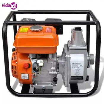 

VidaXL Water Pump Motor Petrol 50 MM Connection 5.5 HP solid steel water pump for garden water supply and irrigation system