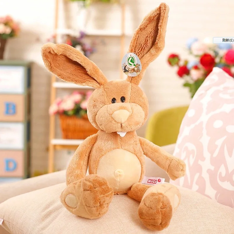 35-45 см подарок на день рождения Счётчики натуральная Пасхальный заяц большой длинные уши кролика детская любимая плюшевая игрушка