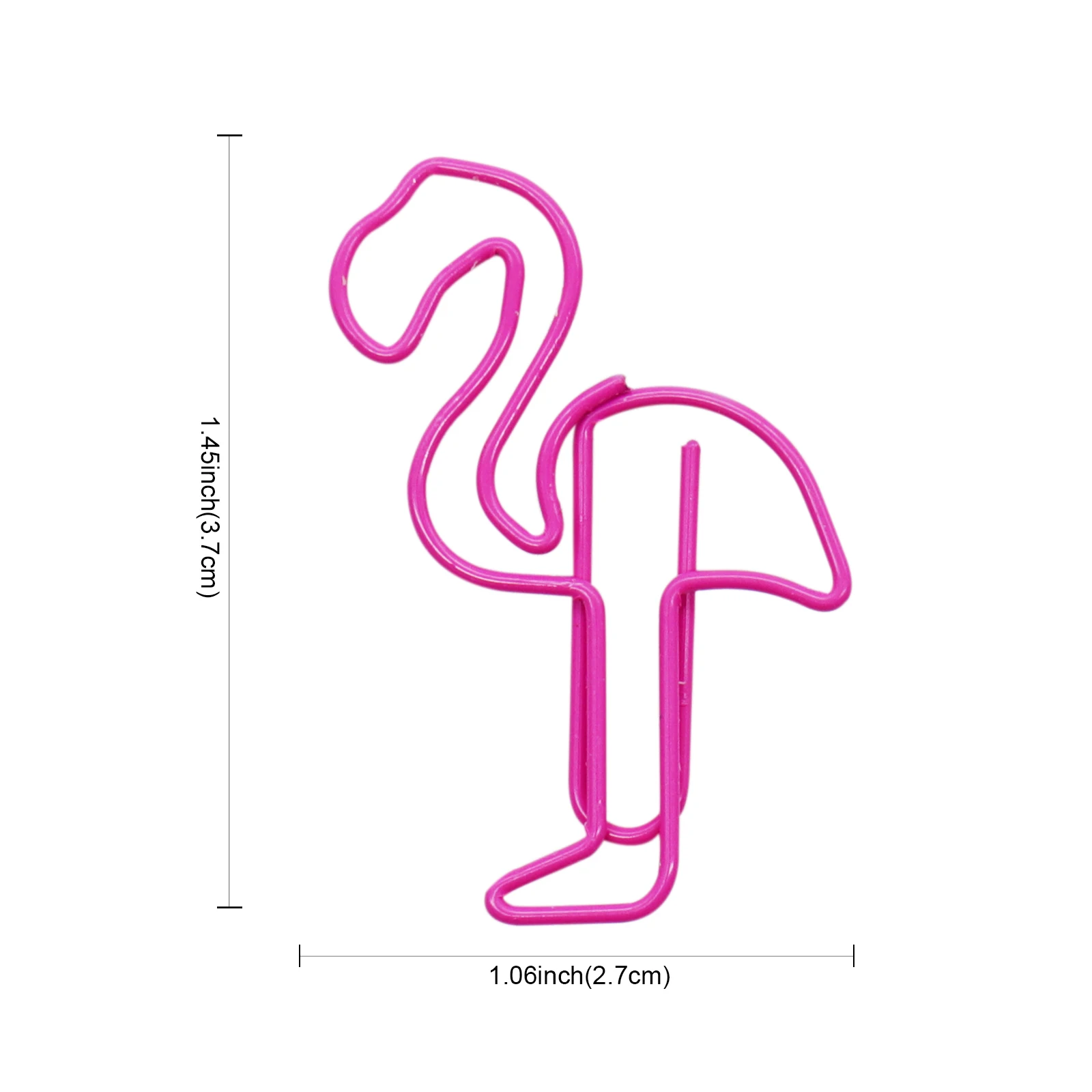 10 шт. бумага с Фламинго клип красивая Закладка в виде фламинго планировщик металлический зажим для бумаги материал закладки для книги канцелярские принадлежности DIY Декор - Цвет: flamingo paper clips