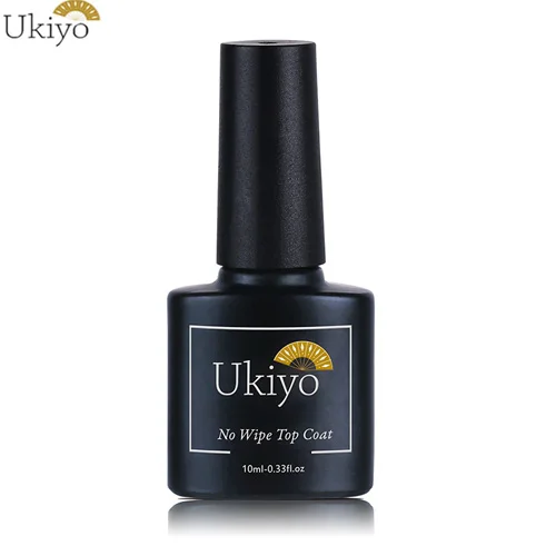 Ukiyo 10 мл без вытирания верхнее покрытие гель лак для ногтей праймер пальто