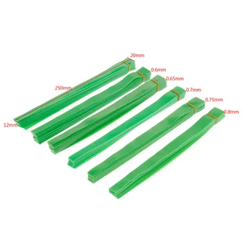

10pcs 0.55-0.8mm Thick Natural Latex Slingshots Flat Rubber Bands Strong Elastic Parts Rubber Bands Hunting Catapult Highquality